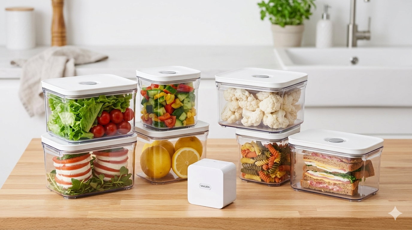 VAKUEN真空保存容器の口コミ！野菜の鮮度が5倍長持ち？共働きママの本音レビュー