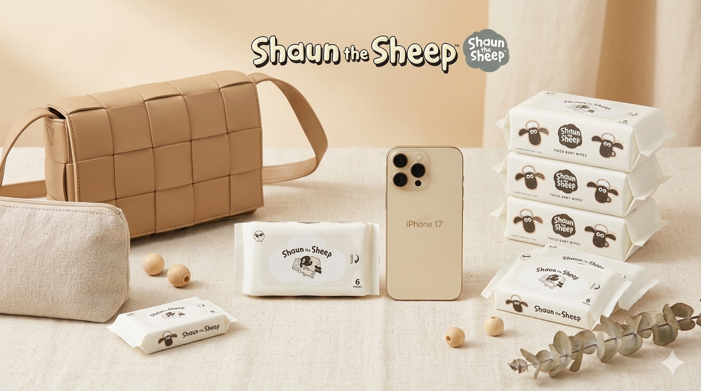 ひつじのショーンおしりふき携帯用レビュー！名刺サイズの使い心地は？