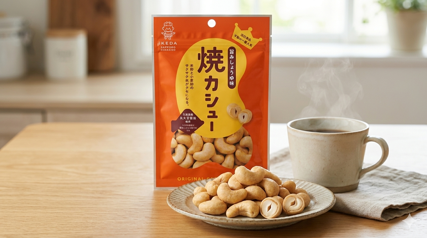 池田食品の焼カシューを口コミレビュー！育児の合間に嬉しい罪悪感なしおやつ