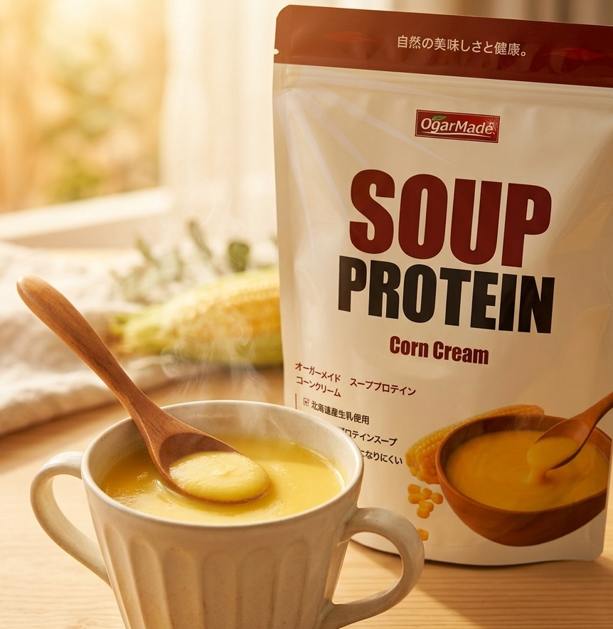 OgarMadeプロテインスープの口コミ！コーンクリーム味を飲んだ私の本音レビュー
