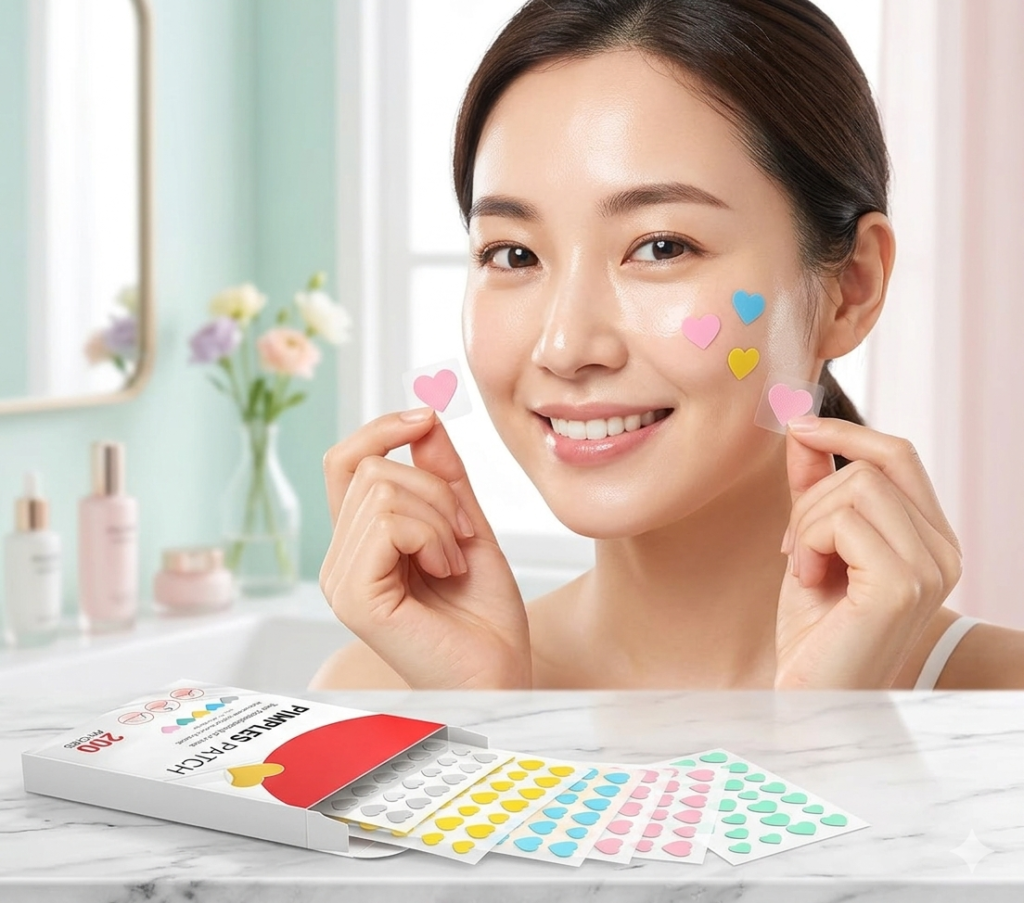 ハート型ニキビパッチを使ってみた！可愛いだけじゃない？30代ママの正直レビュー