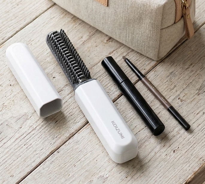 コイズミのコードレス前髪アイロンKHR-6420/Wを口コミレビュー！ママの持ち運びに最適